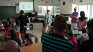 Alumnos trabajan en el proyecto 'CapaCITados' de Atarfe.