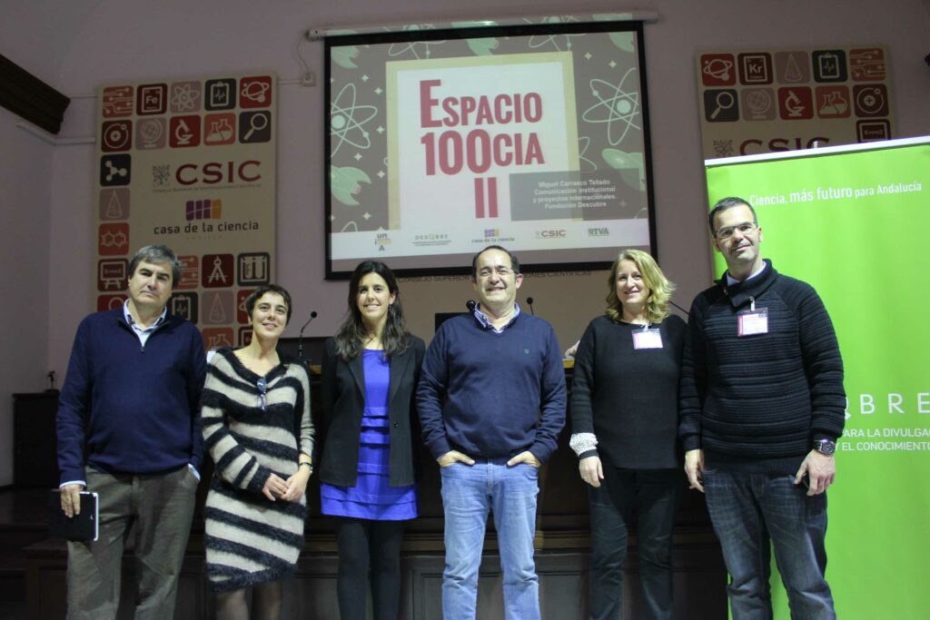 De izquierda a derecha, Josechu Ferreras, Carmen Guerra, Elena Lázaro, José María Montero, Teresa Cruz y Miguel Carrasco.