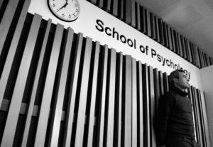 Javier Virues en la Universidad de Auckland, Nueva Zelanda.