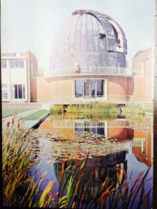 Imagen del 'Royal Greenwhich Observatory' tomada por José Manuel Vílchez durante su estancia en esta institución en la década de los 80.