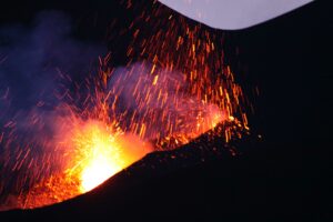 El Etna en erupción, en 2014.