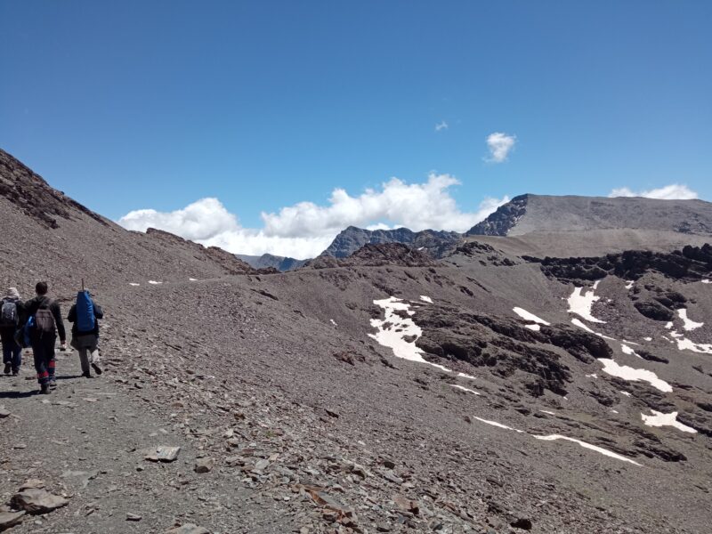 Equipo de trabajo en SN (Foto. José A. Carbonell)