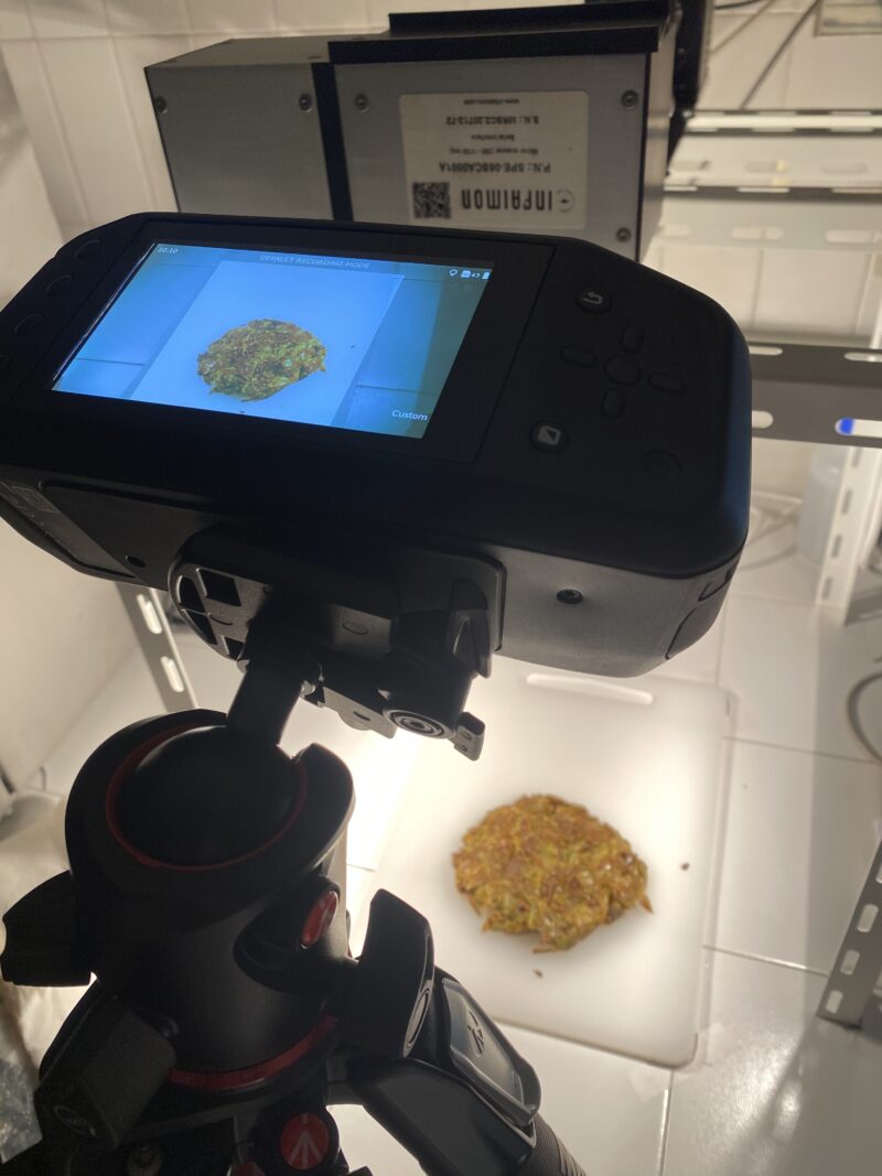 Una de las pruebas realizadas durante el estudio. 