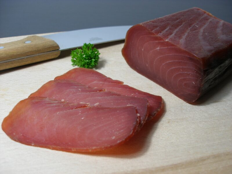 Mojama de atún. Wikimedia