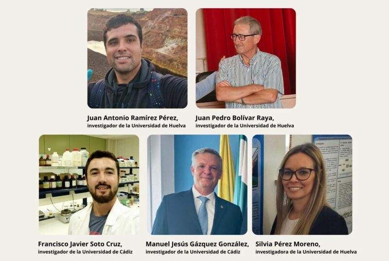 El equipo de investigación del grupo Unidad de Valorización de Residuos y Contaminación Ambiental del RENSMA de la Universidad de Huelva.