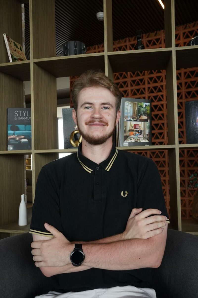 El investigador de la Universidad de Málaga y autor principal del estudio, Bohdan Vodianyk.