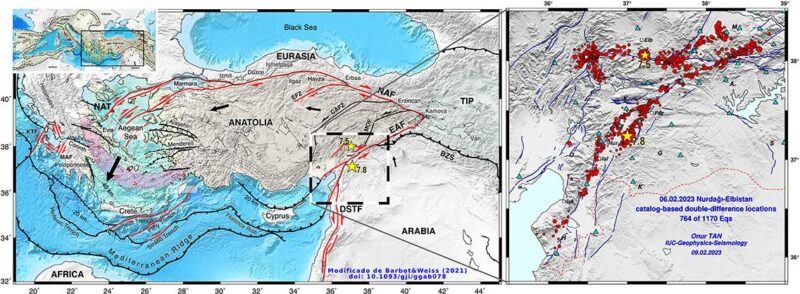 Mapa Turquía Terremoto
